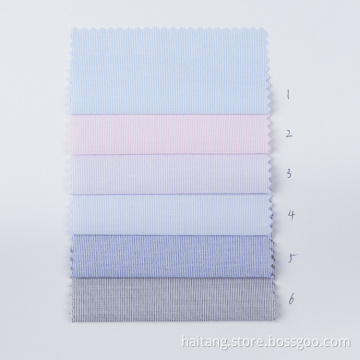 Polyester Shirt Fabric Bamboo Check Fabric Comfortable